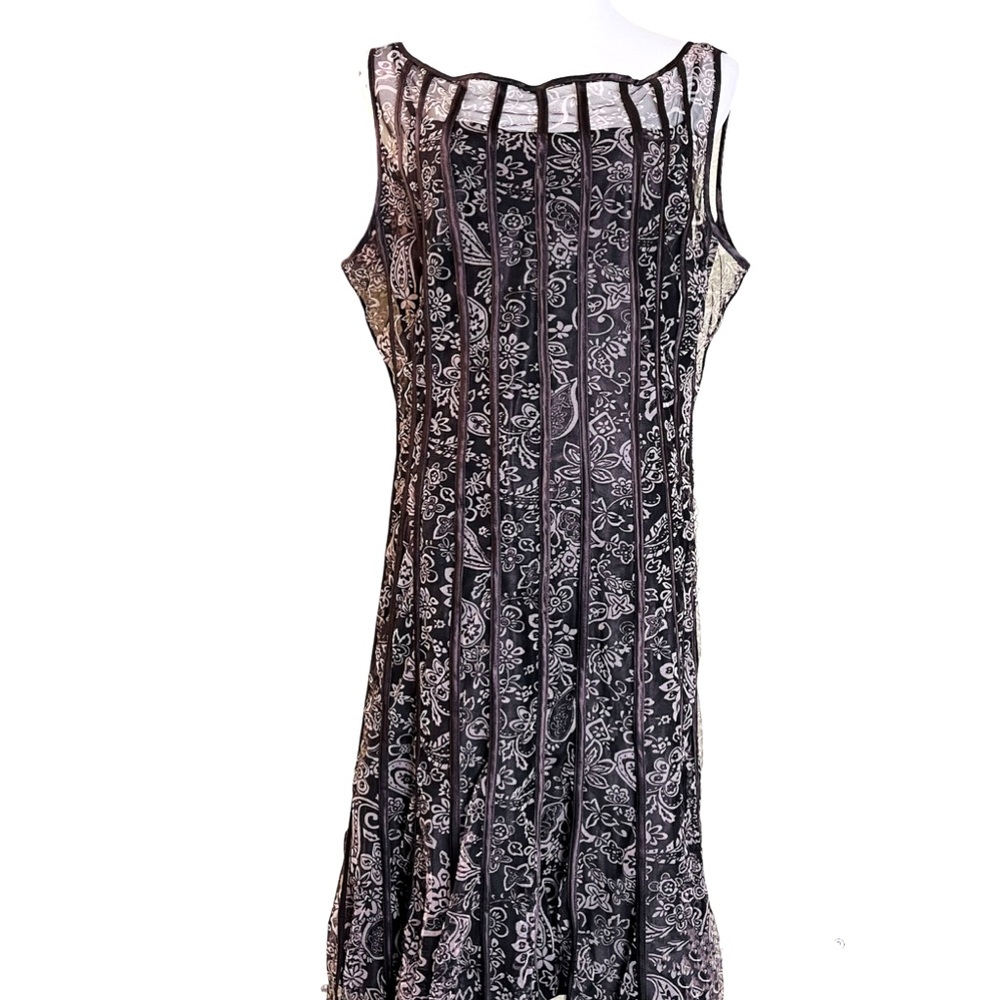 Beautiful Sheer Elegance Chocolate Dress❣️ - Picture 1 of 5